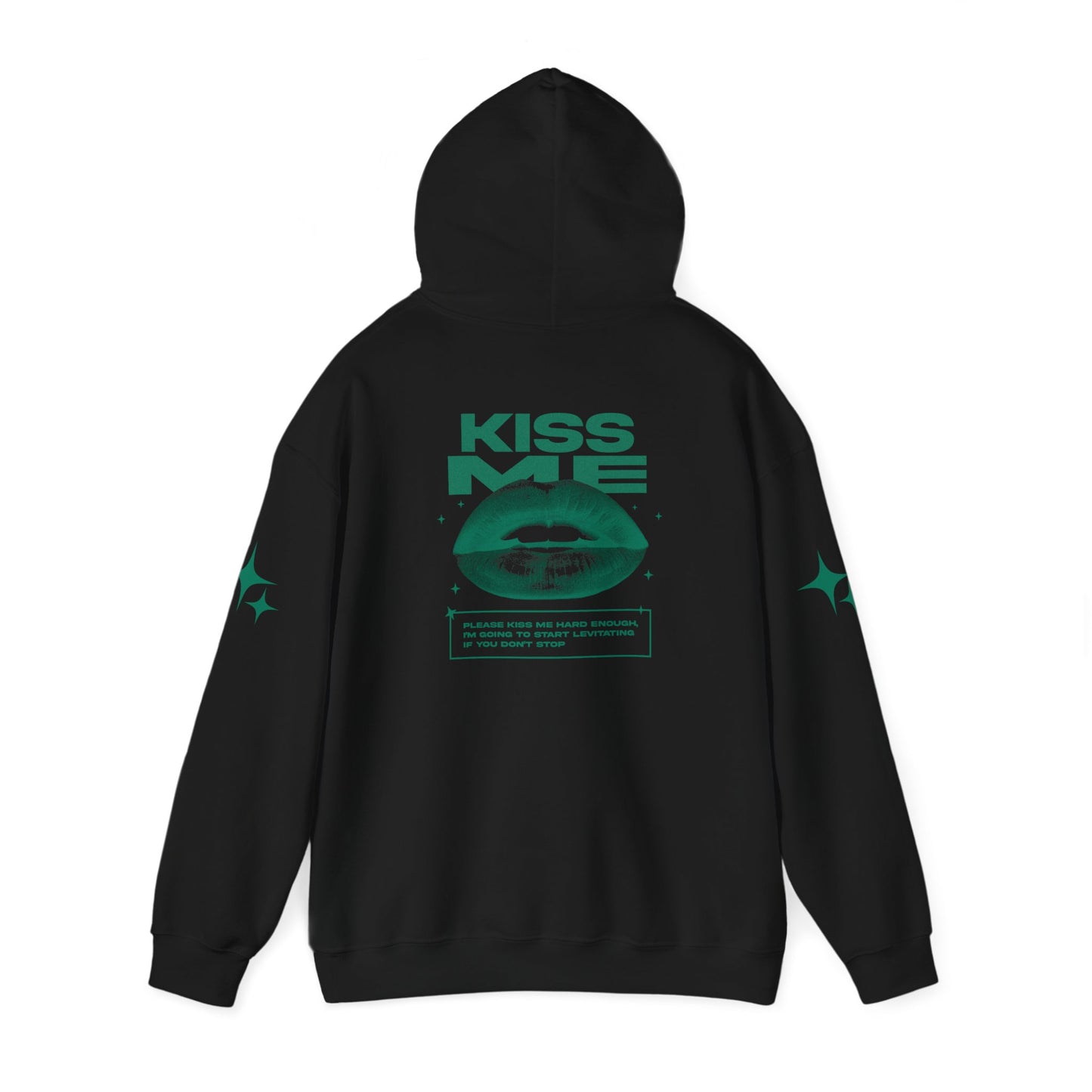 KISS ME HOODIE GREEN