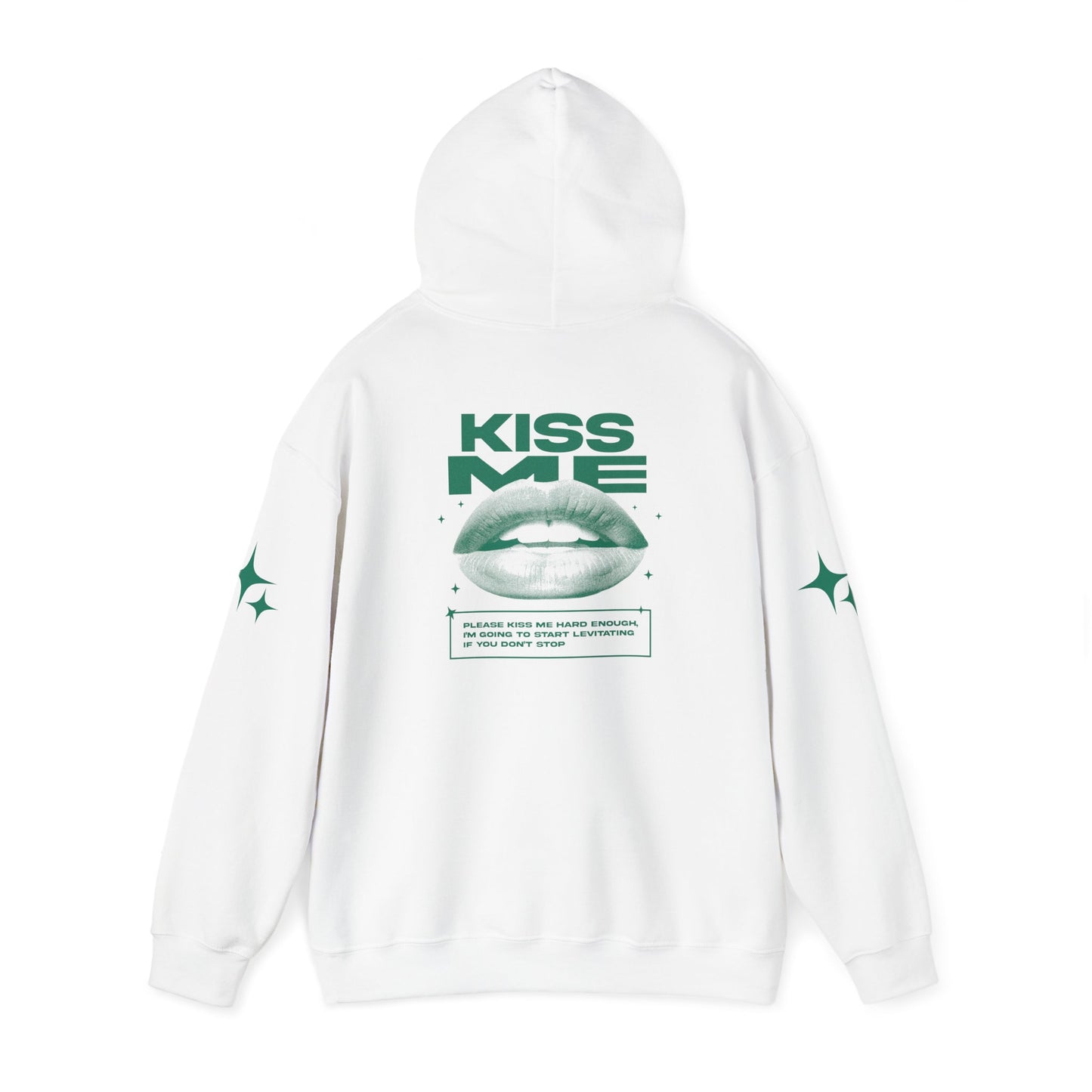 KISS ME HOODIE GREEN