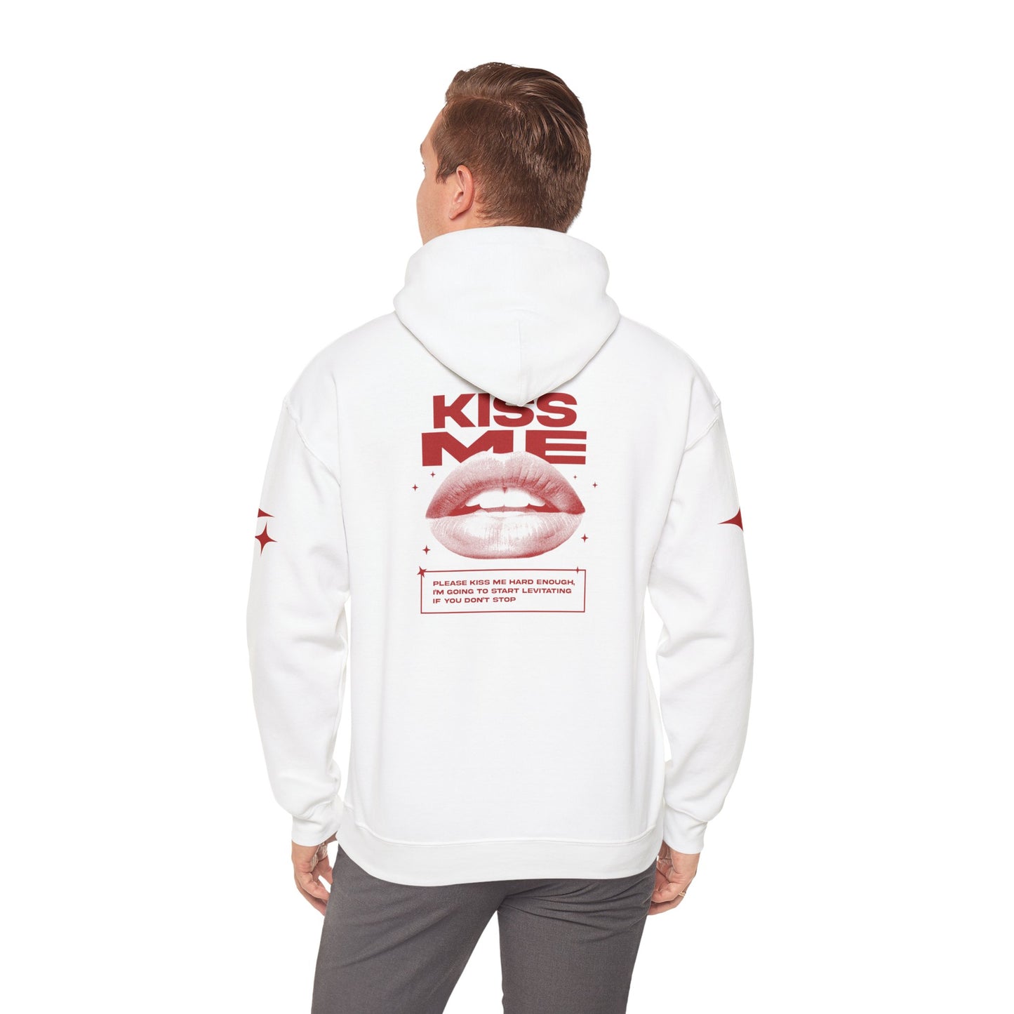 KISS ME HOODIE RED