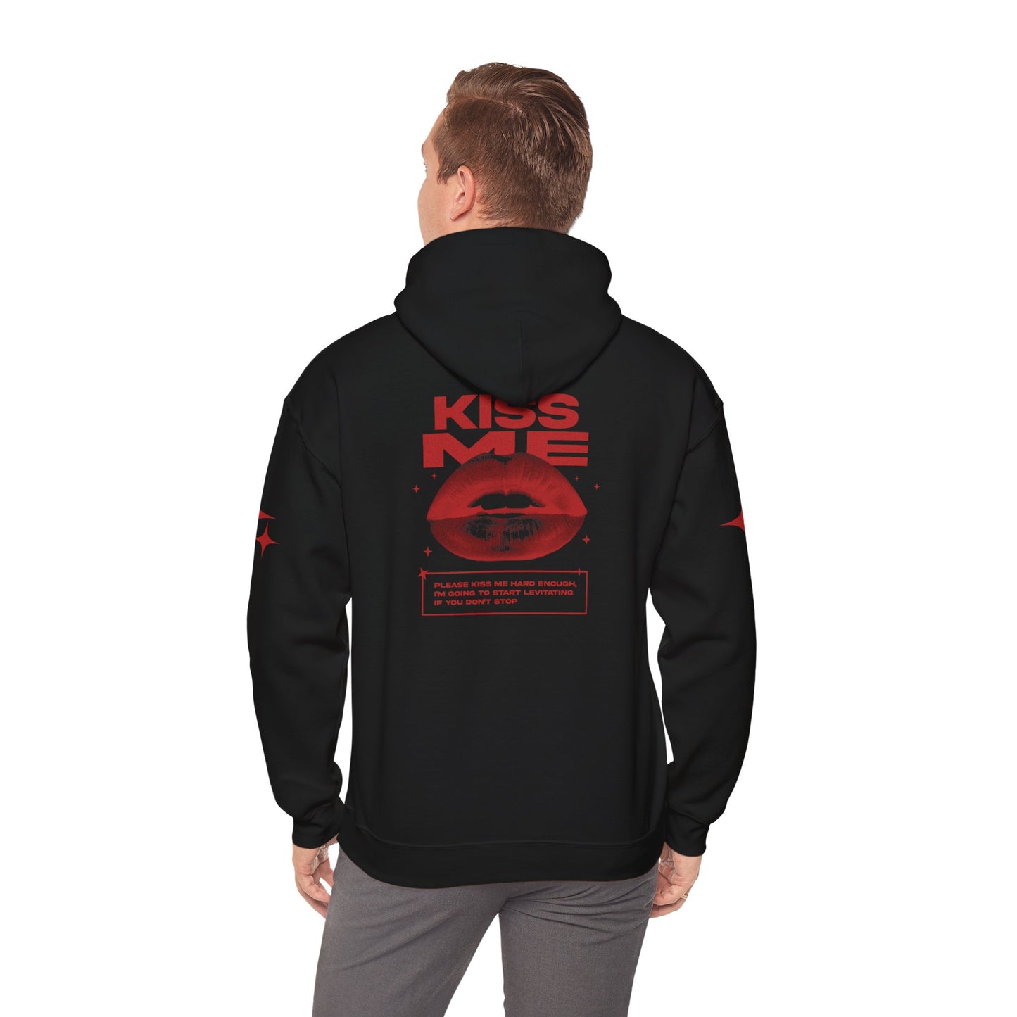 KISS ME HOODIE RED